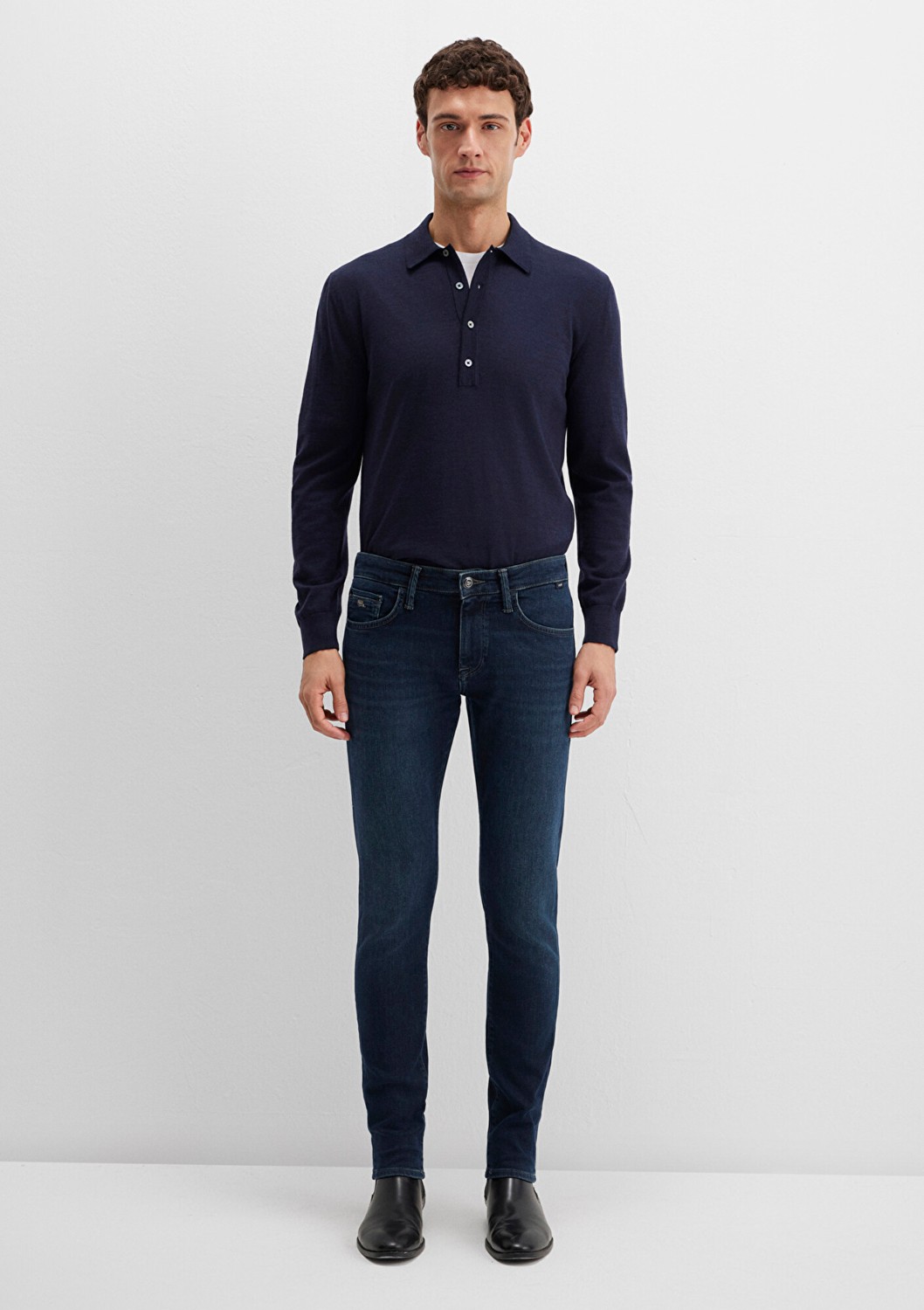 Mavi James Lux Black Puslu Koyu Mavi Jean Pantolon 0042490825 görsel 4