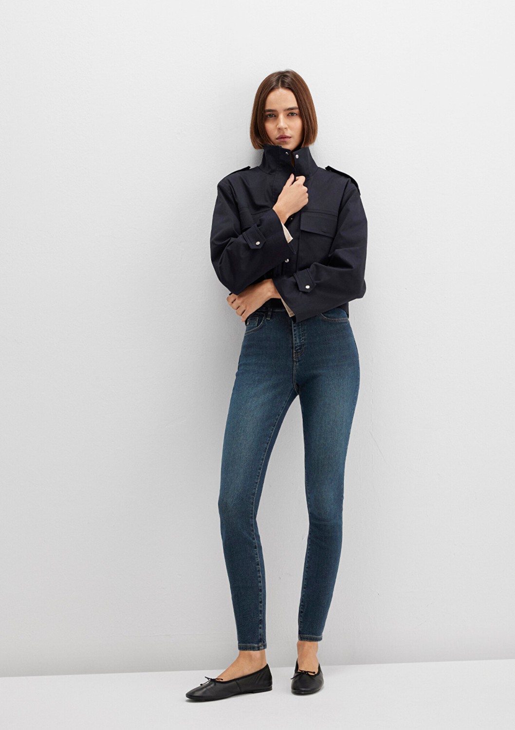 Mavi Serenay Gold Premium Gölgeli Koyu Mavi Jean Pantolon 100980-90530