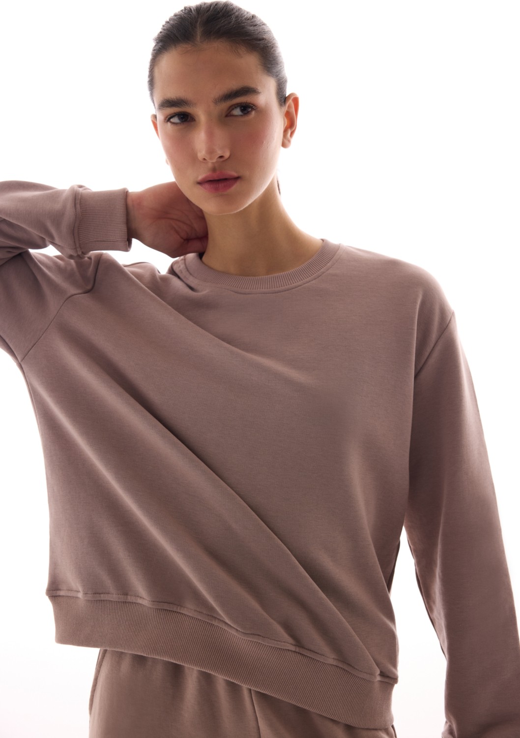 Penti Bej Oversize Aktif Uzun Kollu Sweatshirt görsel 2