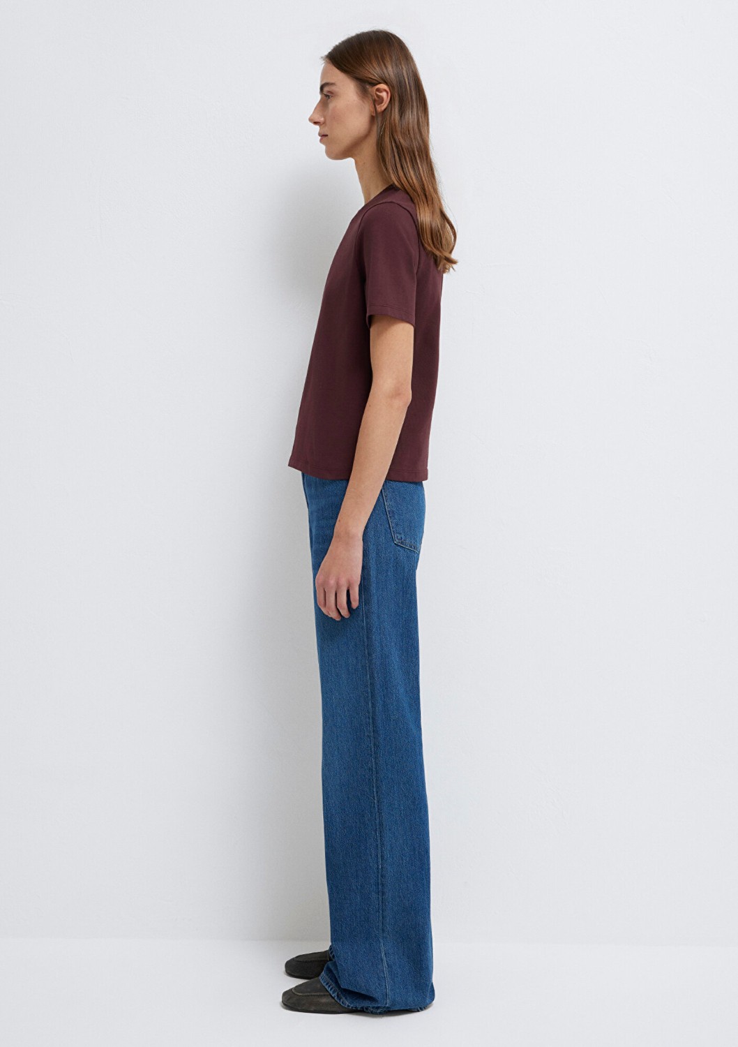 Mavi Bordo Basic Tişört 1613788-70223 görsel 5