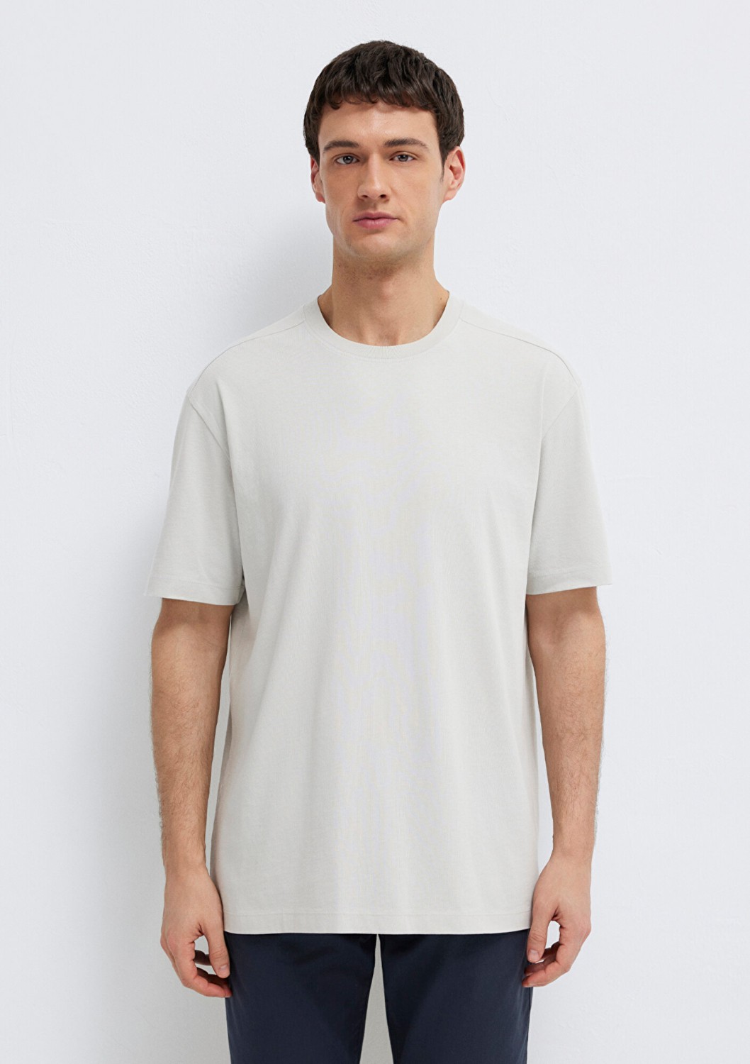 Mavi Gri Basic Tişört 0613466-70077 görsel 4