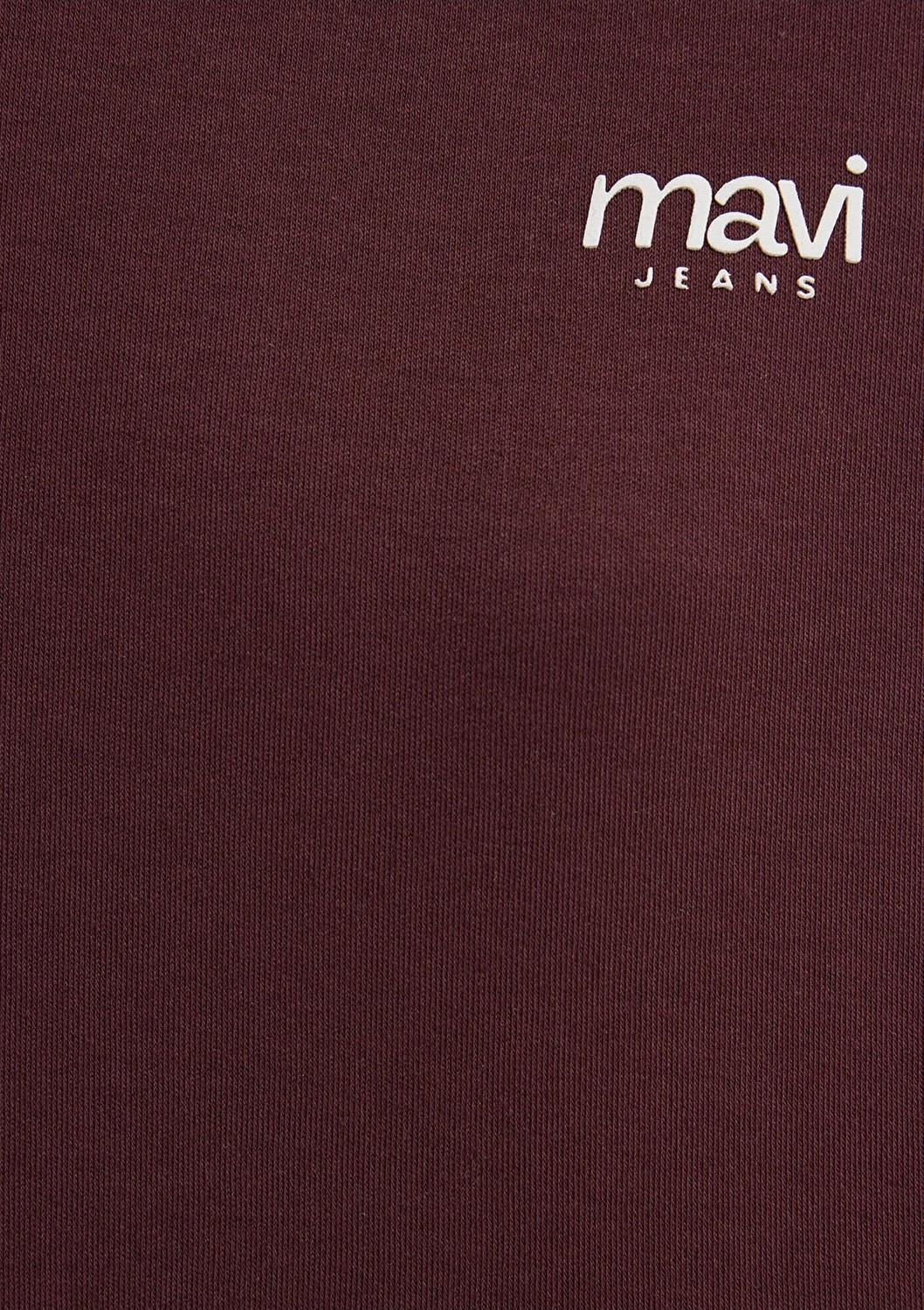 Mavi Jeans Baskılı Bordo Tişört 1613804-70223 görsel 7