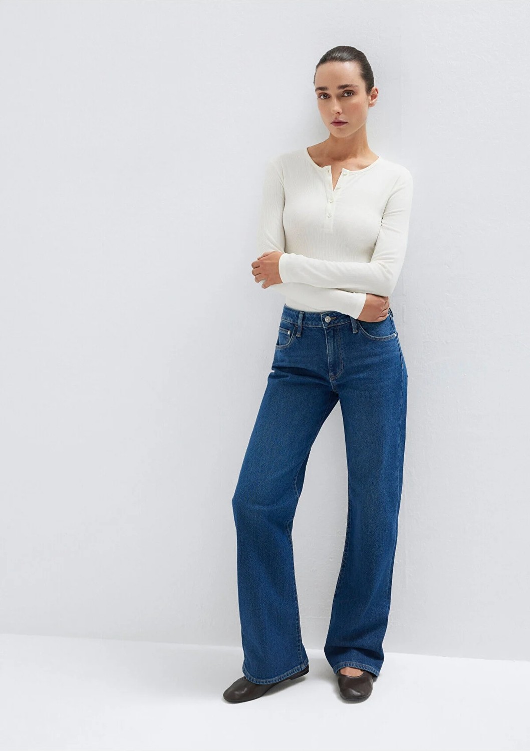 Mavi İbiza Real Blue Gölgeli Koyu Mavi Jean Pantolon 1010530-90504 görsel 2