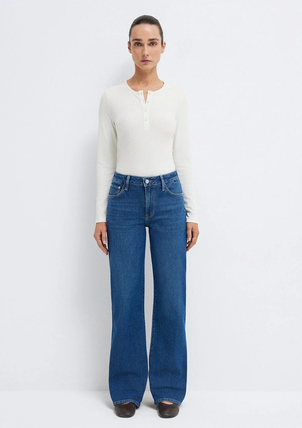 Mavi İbiza Real Blue Gölgeli Koyu Mavi Jean Pantolon 1010530-90504 görsel 3