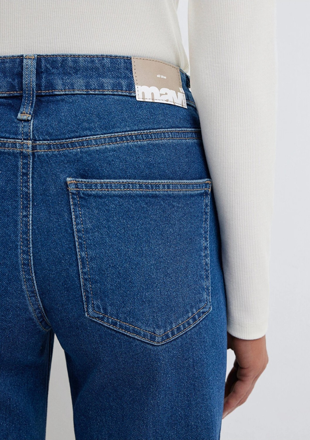 Mavi İbiza Real Blue Gölgeli Koyu Mavi Jean Pantolon 1010530-90504 görsel 8