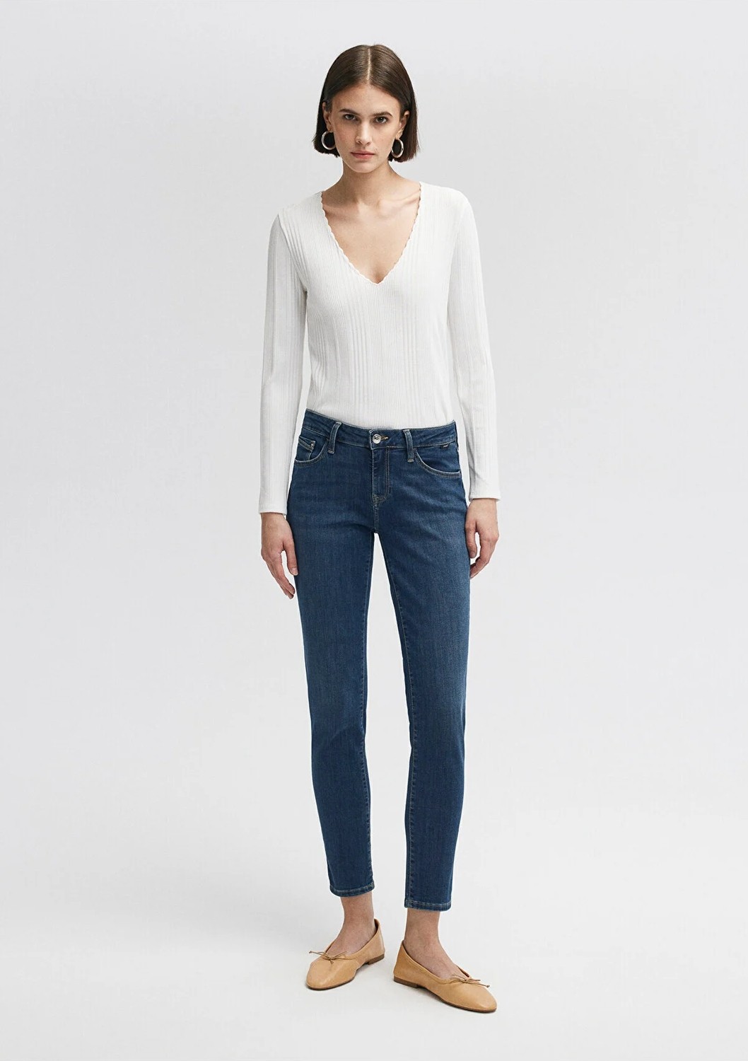 Mavi Ada Everyday Vintage Koyu Mavi Jean Pantolon 1020535596 görsel 2