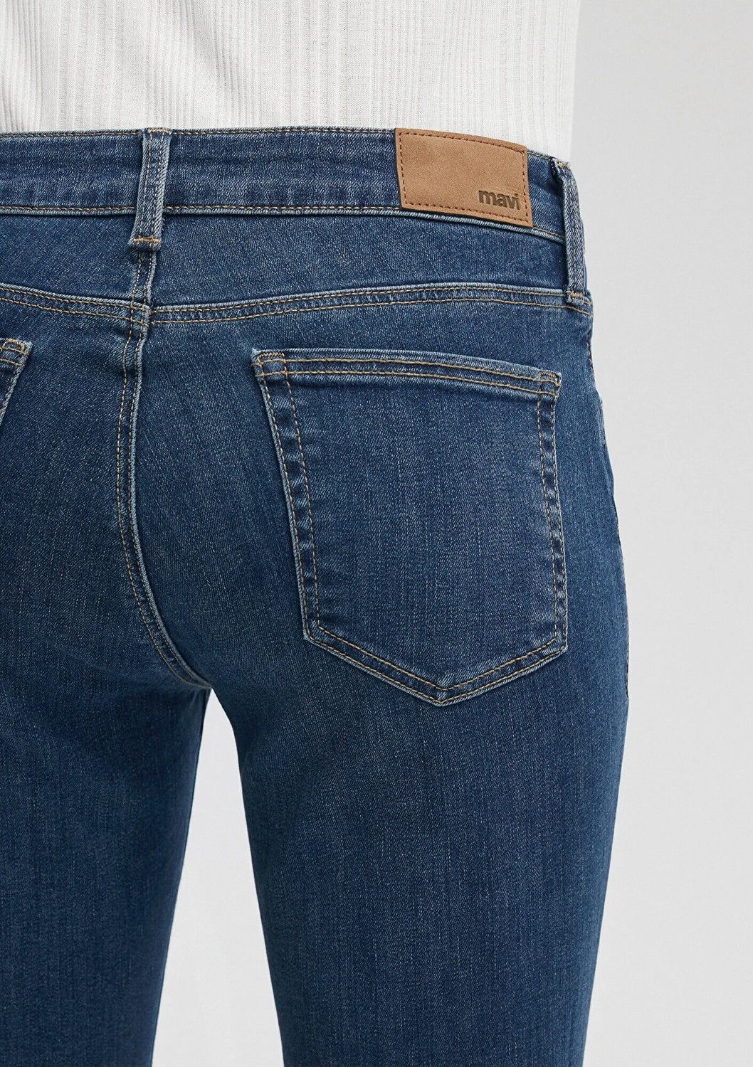 Mavi Ada Everyday Vintage Koyu Mavi Jean Pantolon 1020535596 görsel 7