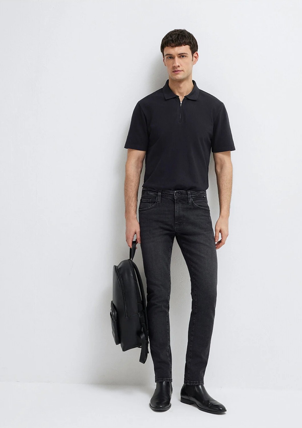 mavi KVNÇ Mavi Black Duman Gri Smoke Jean Pantolon 001070-34804 görsel 2