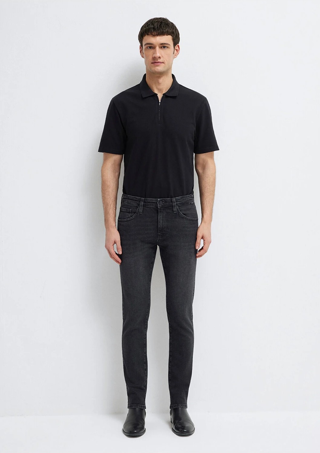 mavi KVNÇ Mavi Black Duman Gri Smoke Jean Pantolon 001070-34804 görsel 3