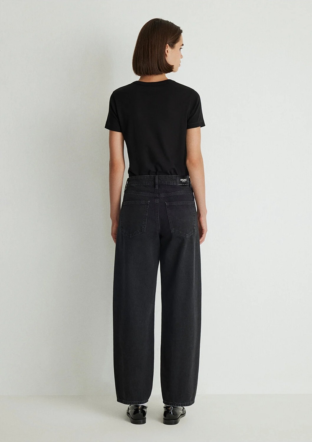 Mavi Leila Real Blue Gri Smoke Jean Pantolon 1010600-88244 görsel 4
