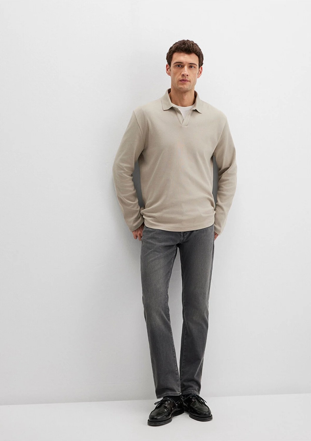 Mavi Marcus Sporty Erkek Koyu Gri Smoke Jean Pantolon 0035189134 Normal Kesim Denim Model 32/34