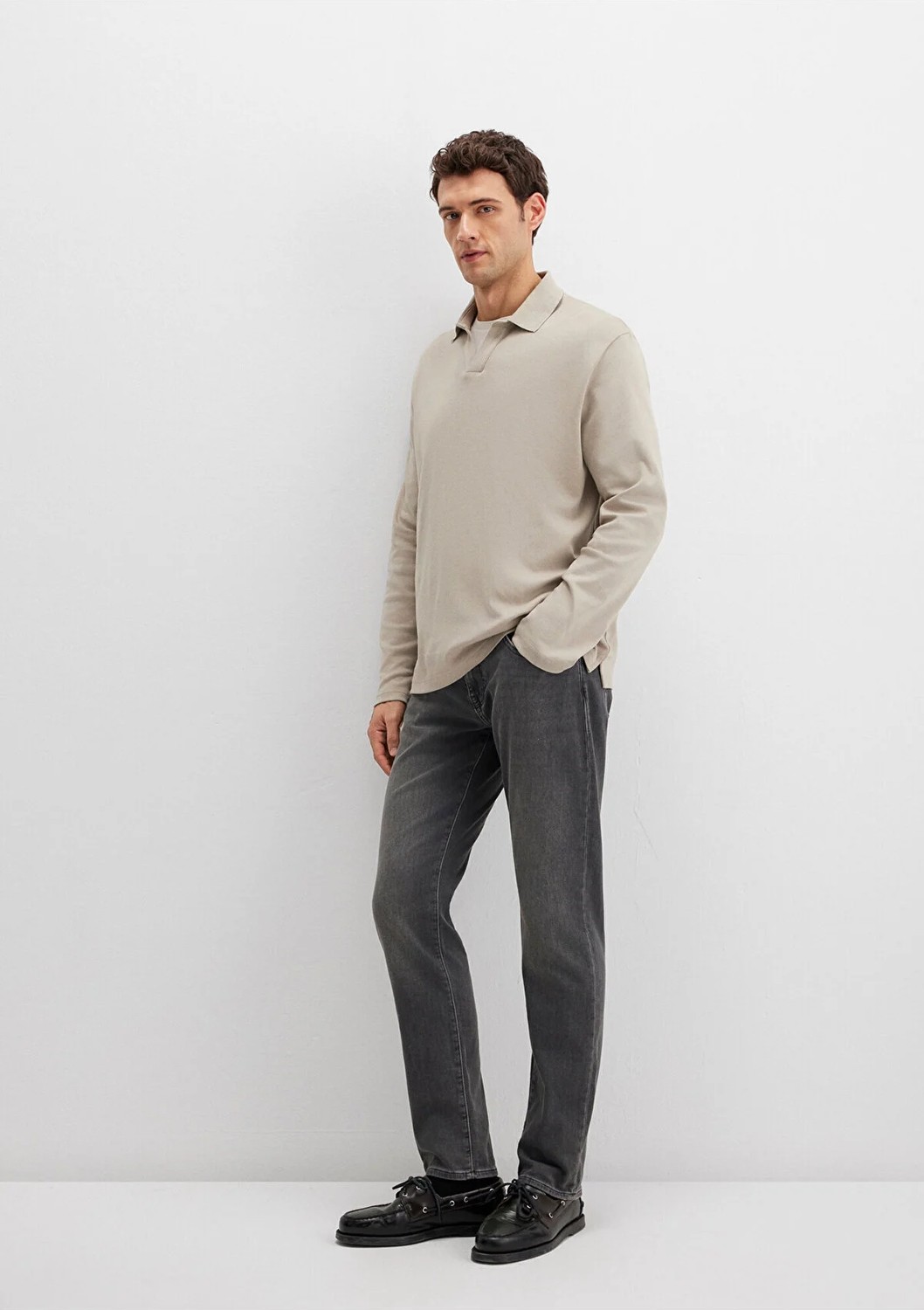 Mavi Marcus Sporty Erkek Koyu Gri Smoke Jean Pantolon 0035189134 Normal Kesim Denim Model 32/34 görsel 2