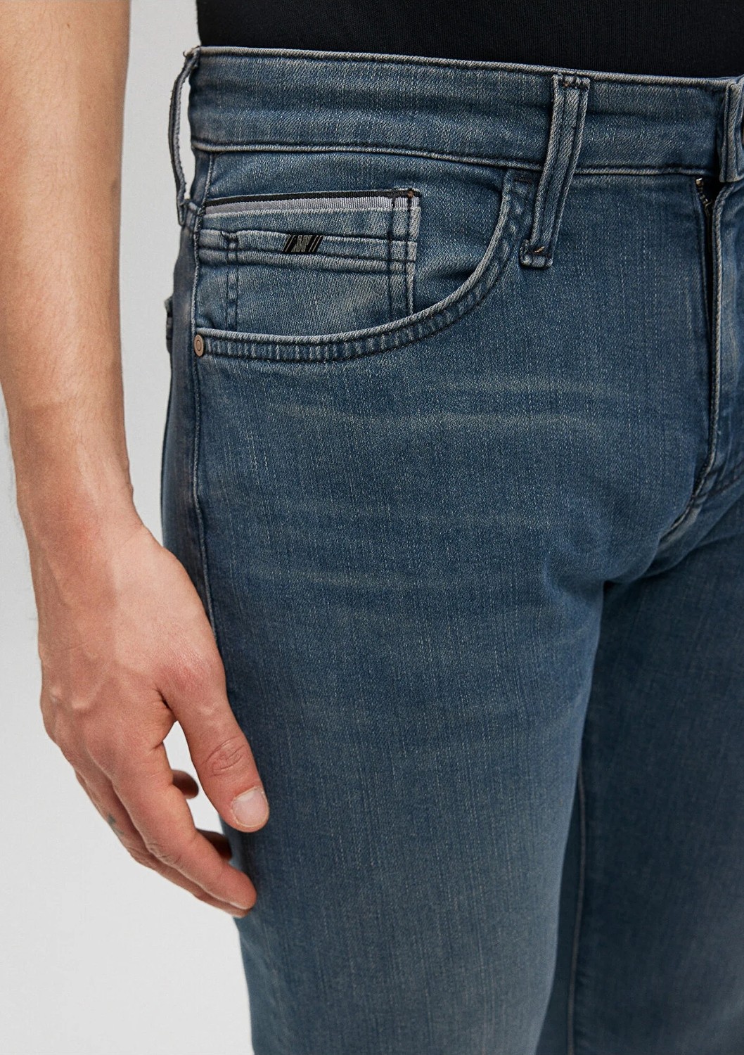 Mavi Marcus Mavi Pro Koyu Puslu Mavi Jean Pantolon 0035185210 görsel 6