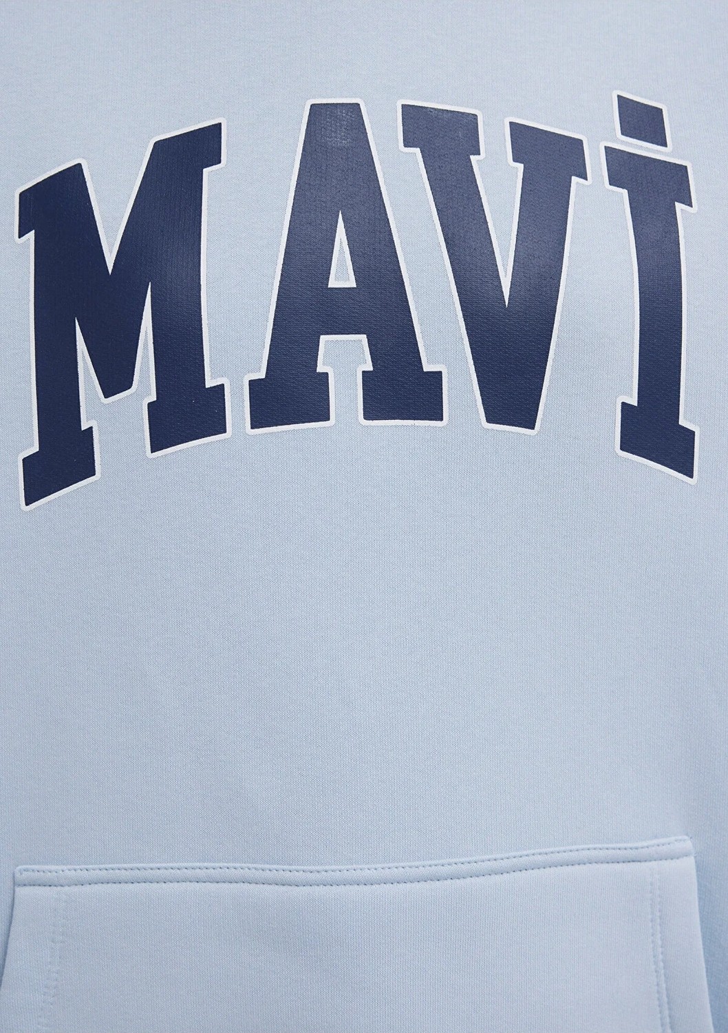 Mavi Logo Baskılı Kapüşonlu Mavi Sweatshirt 1600361-70717 görsel 8
