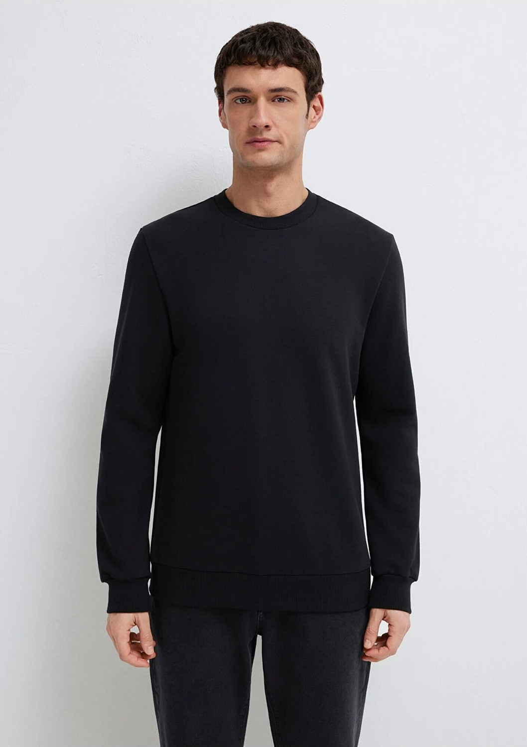 Mavi Bisiklet Yaka siyah Sweatshirt 0S10457-900 görsel 3