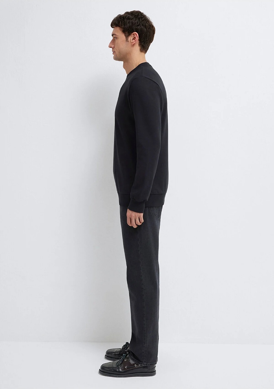 Mavi Bisiklet Yaka siyah Sweatshirt 0S10457-900 görsel 4