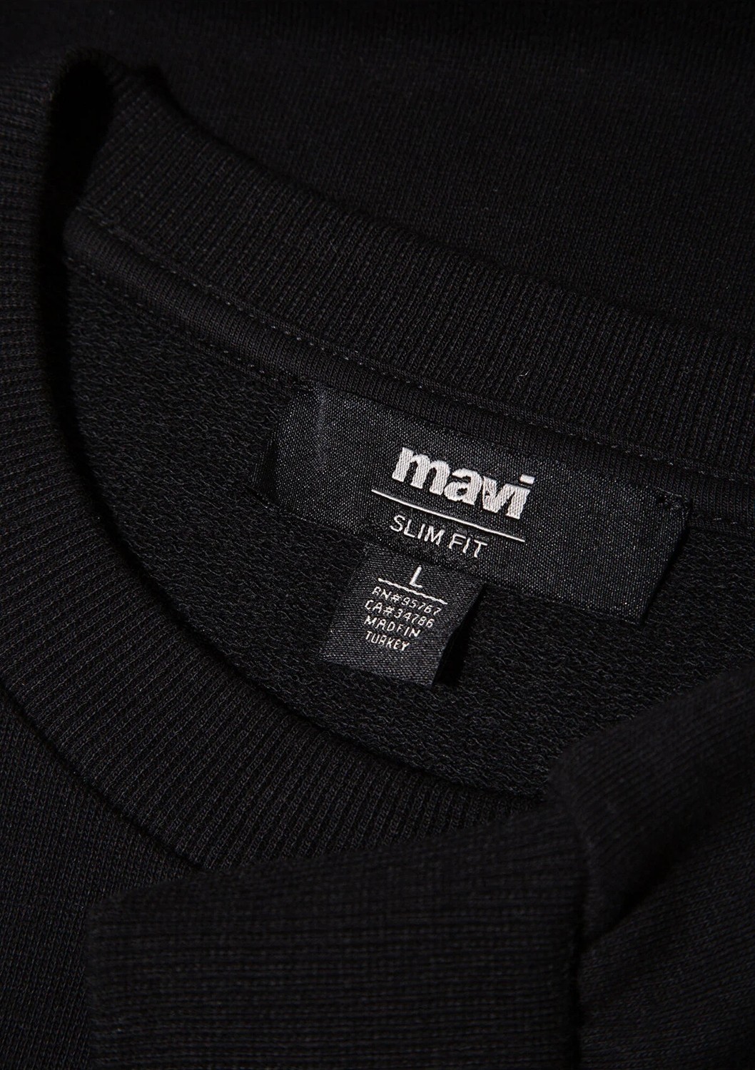 Mavi Bisiklet Yaka siyah Sweatshirt 0S10457-900 görsel 7