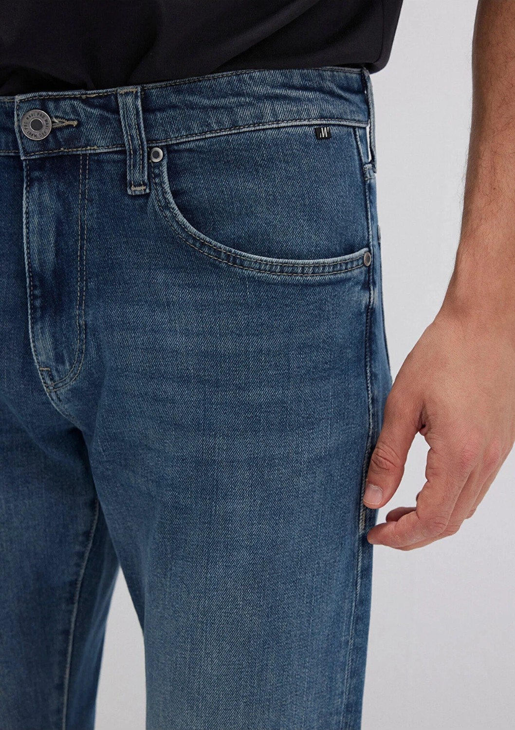 Mavi Jake Mavi Pro Indigo Puslu Comfort Jean Pantolon 0042289336 görsel 7