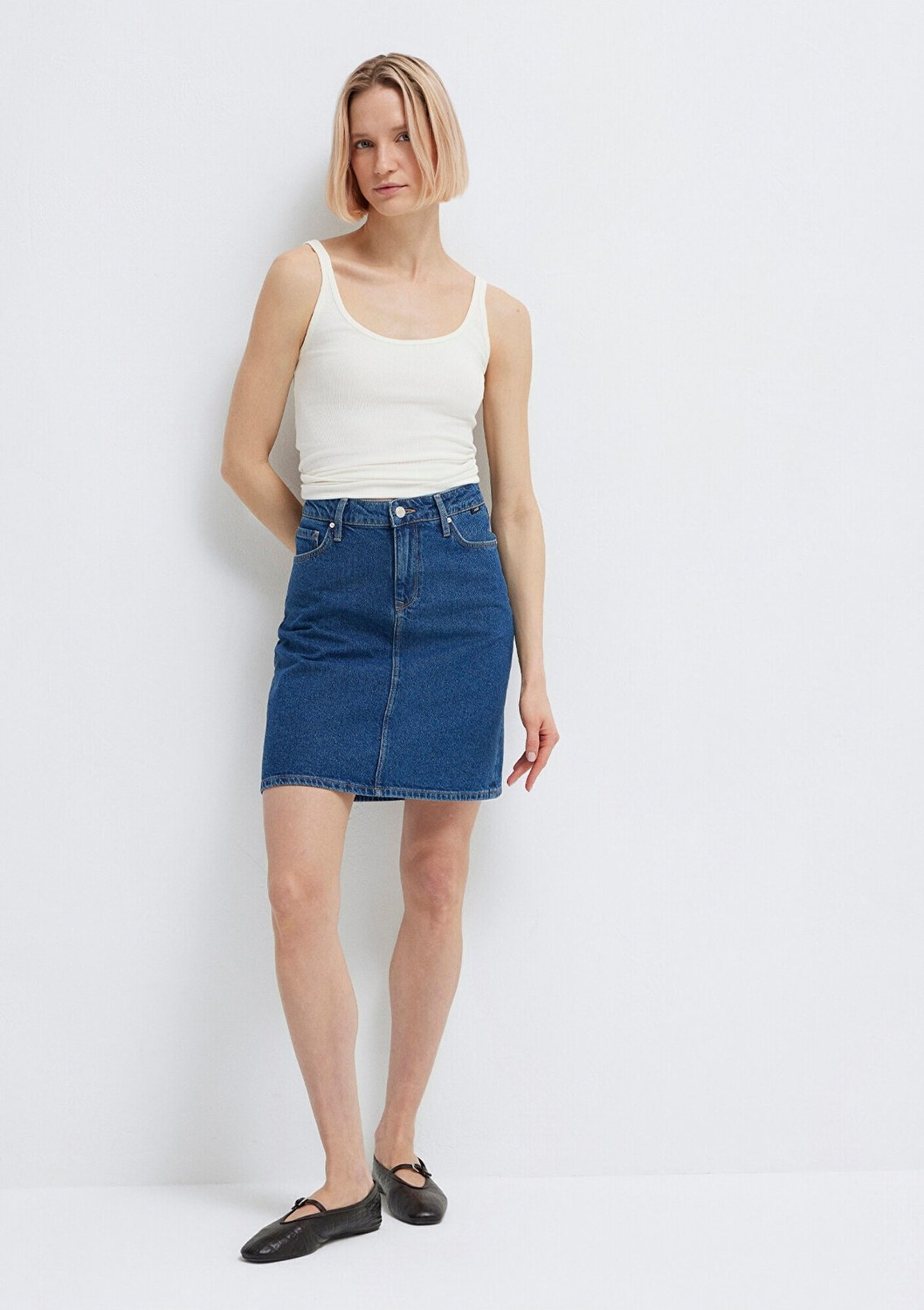 Mavi Valerie Everyday Indigo Mavisi Jean Etek 1319885301 görsel 2