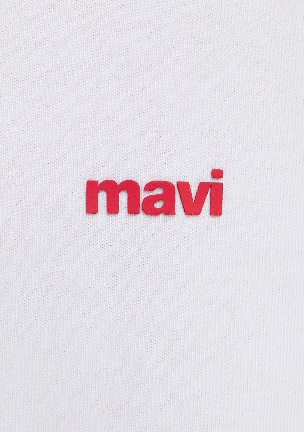 Mavi Logo Baskılı Beyaz Basic Tişört 0612216-620 görsel 8