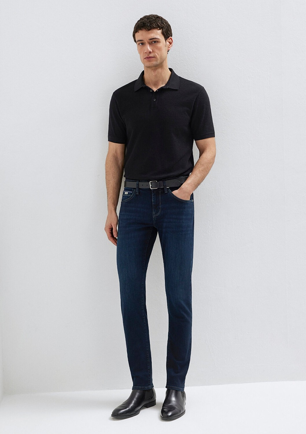 Mavi James Premium Blue Koyu Mürekkep Mavisi Erkek Jean Pantolon 0042487838 Normal Bel Düz Desen Denim