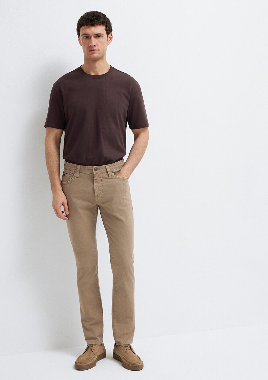 Mavi Jake Mavi Black Koyu Bej Gabardin Pantolon 0042281549 görsel 2