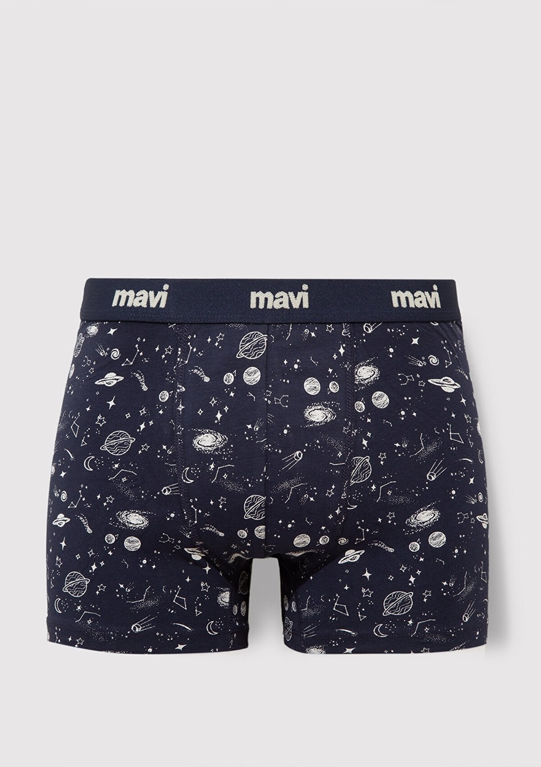 Mavi Gezegen Baskılı Lacivert Boxer 092456-33648
