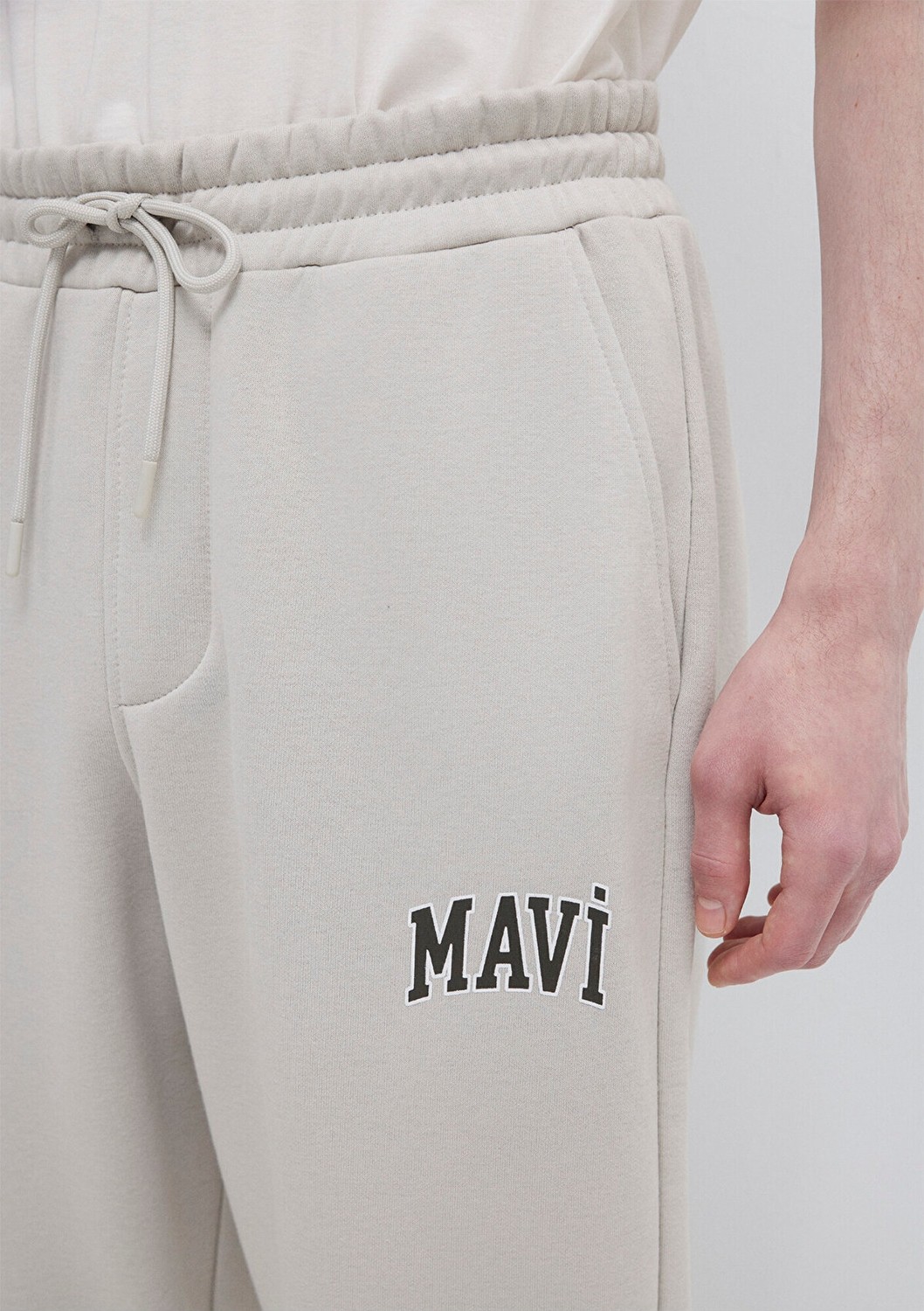 Mavi Logo Baskılı Gri Eşofman Altı 0010207-70074 görsel 7