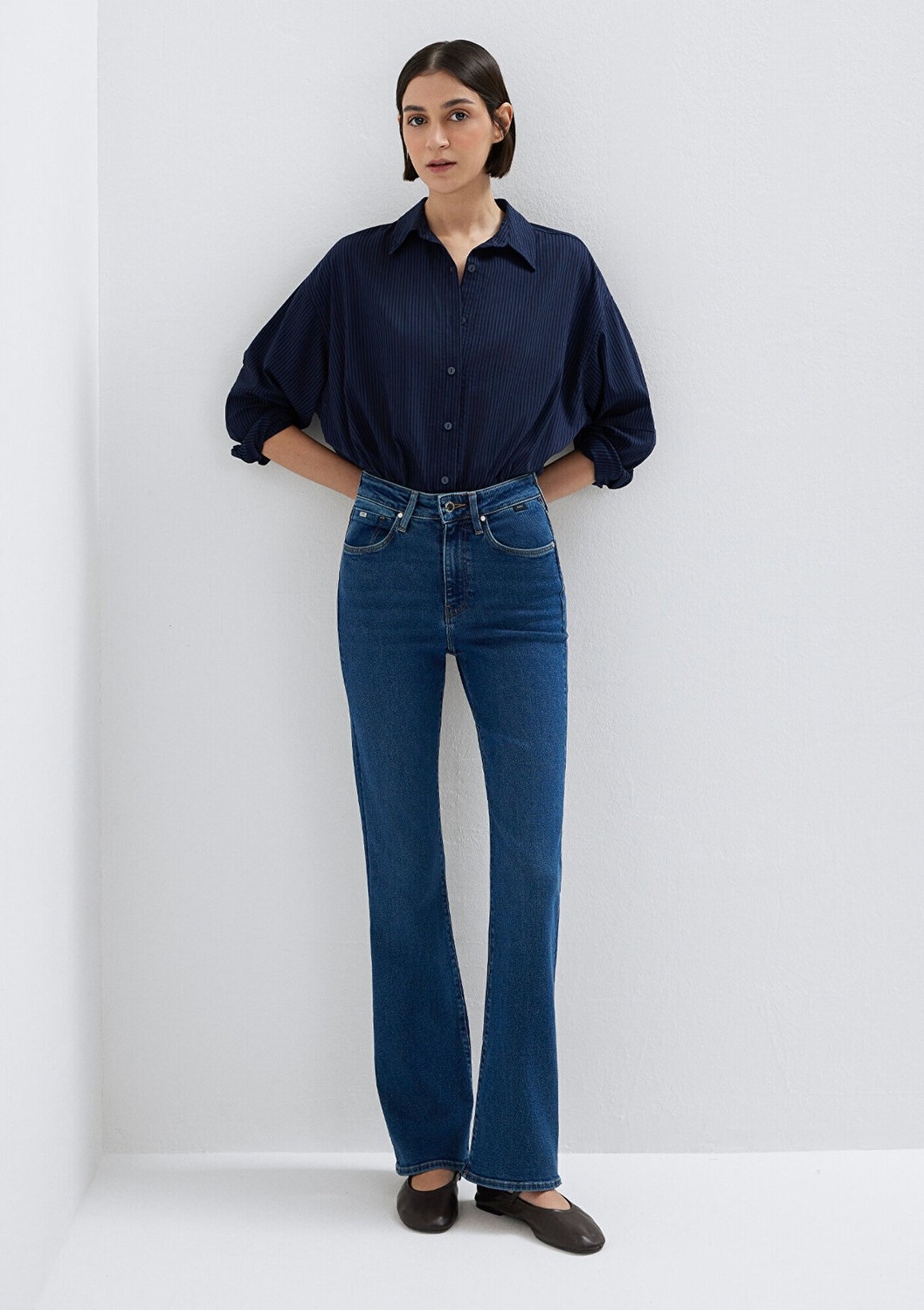 Mavi Bliss Premium Blue Koyu Mavi Jean Pantolon 101437-85292 görsel 2