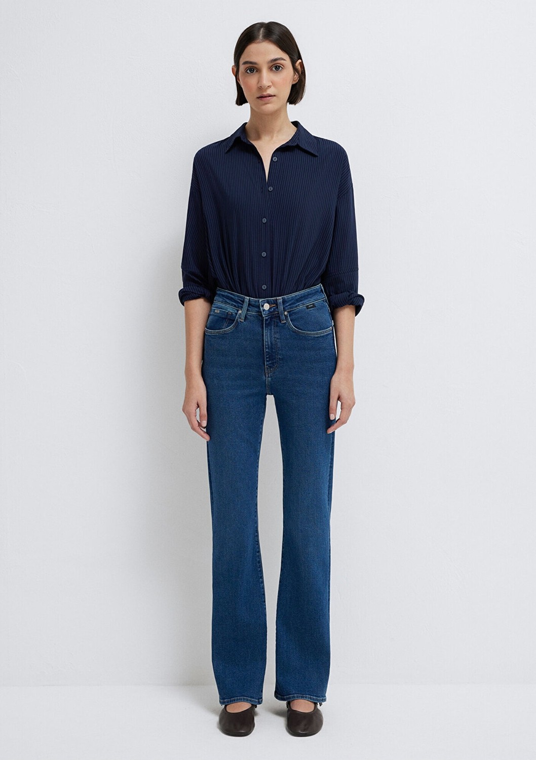 Mavi Bliss Premium Blue Koyu Mavi Jean Pantolon 101437-85292 görsel 4