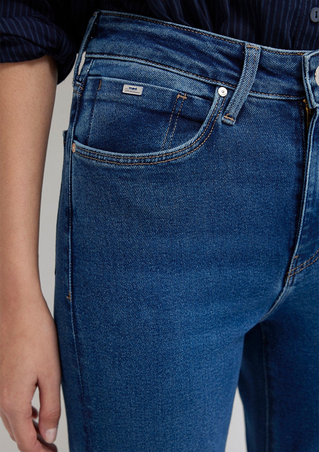 Mavi Bliss Premium Blue Koyu Mavi Jean Pantolon 101437-85292 görsel 8