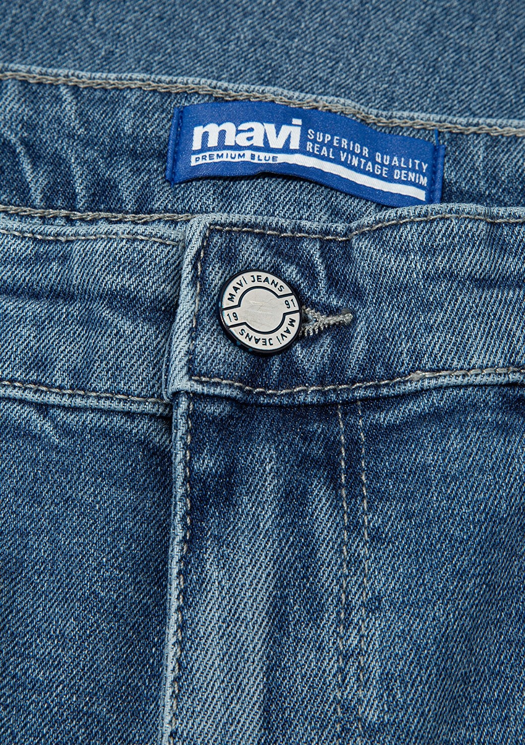 Mavi Hasan Premium Blue Vintage Indigo Mavisi Jean Pantolon 0006690654 görsel 3