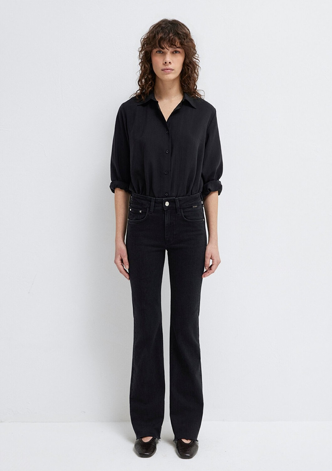 Mavi Maria Gold Premium Gri Smoke Jean Pantolon 101225-80998 görsel 3