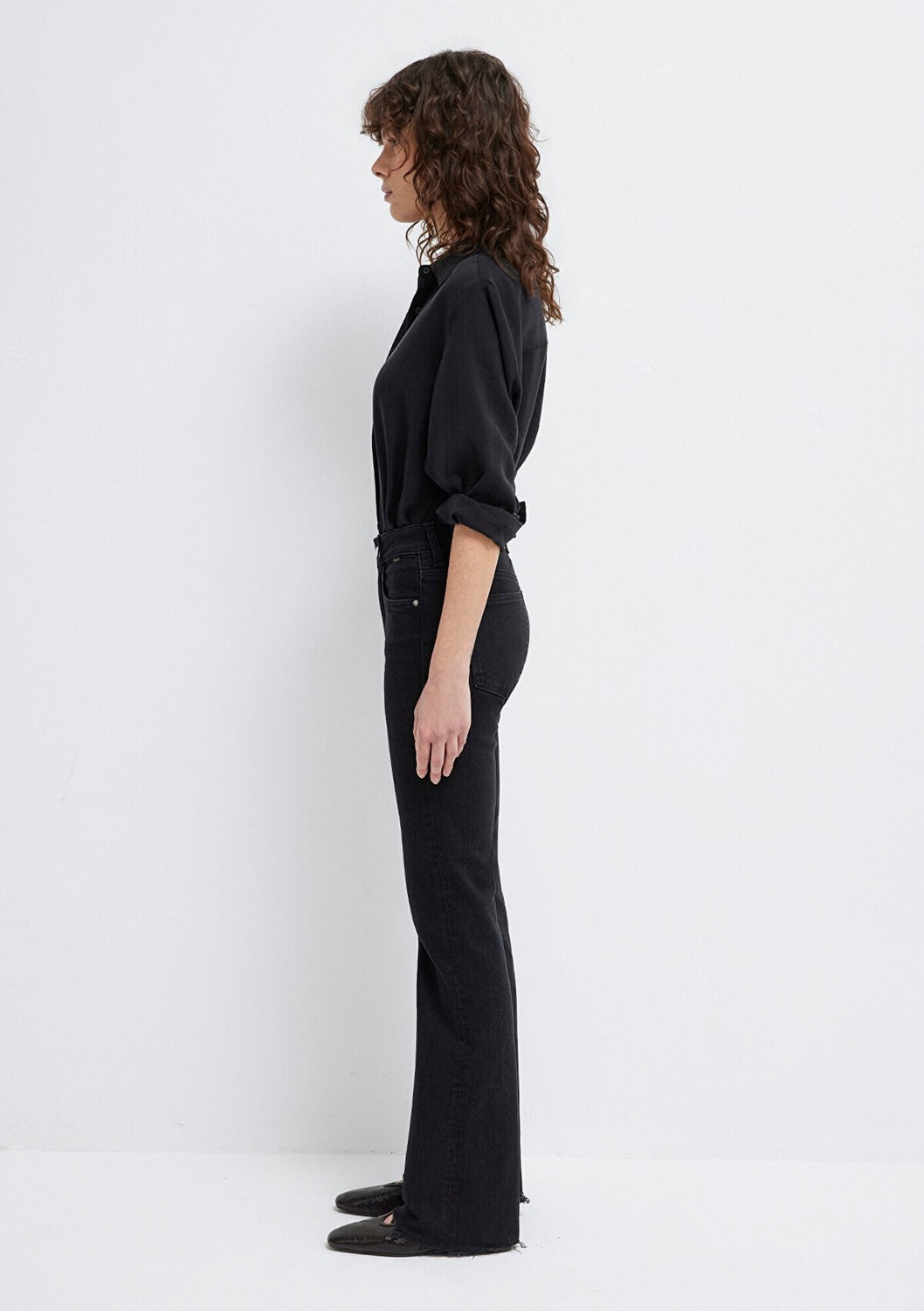 Mavi Maria Gold Premium Gri Smoke Jean Pantolon 101225-80998 görsel 4