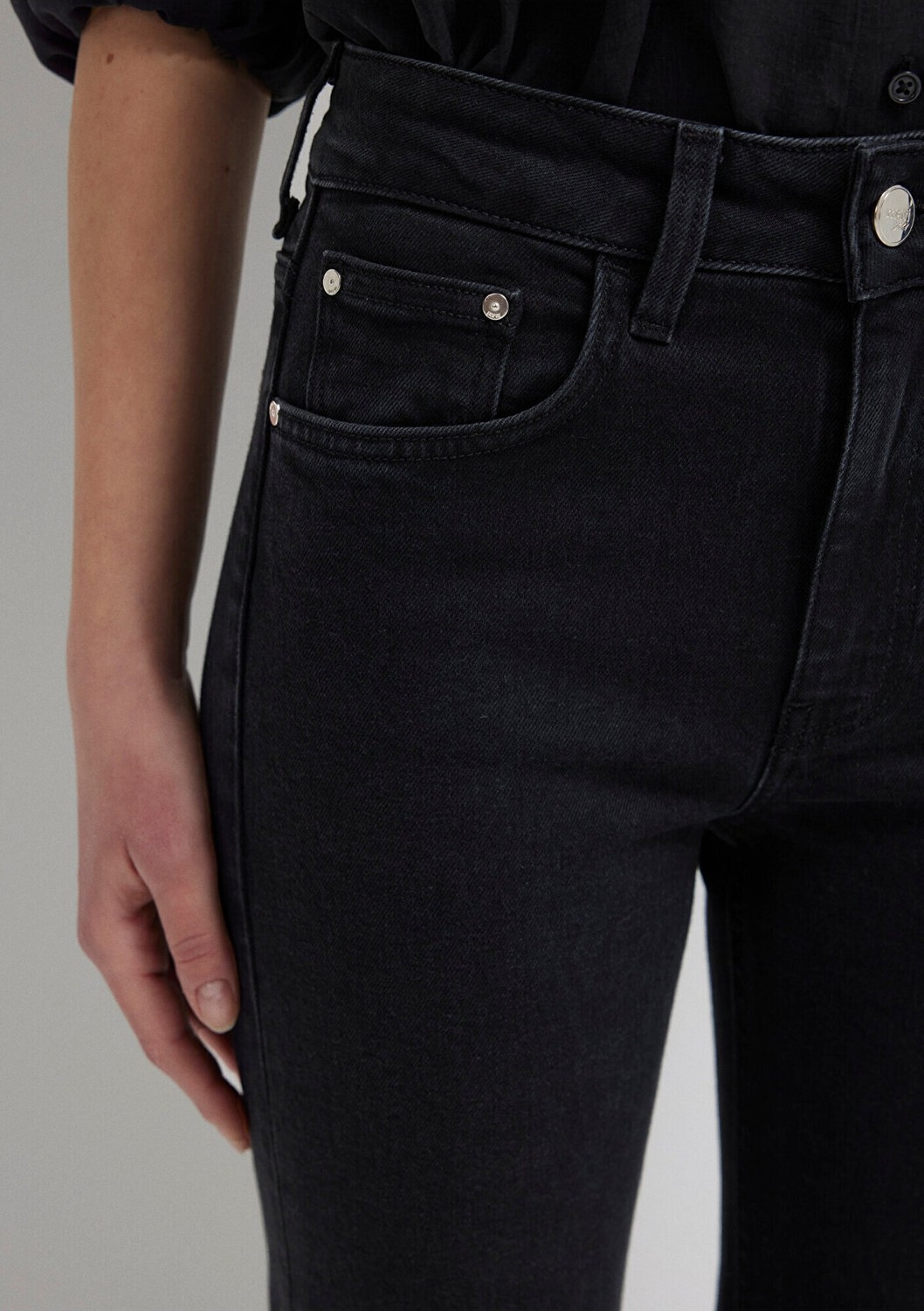 Mavi Maria Gold Premium Gri Smoke Jean Pantolon 101225-80998 görsel 7