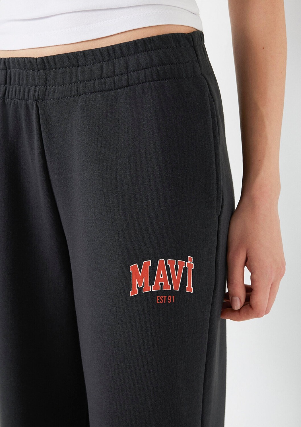 Mavi Logo Baskılı Antrasit Eşofman Altı 1010757-80106 görsel 7