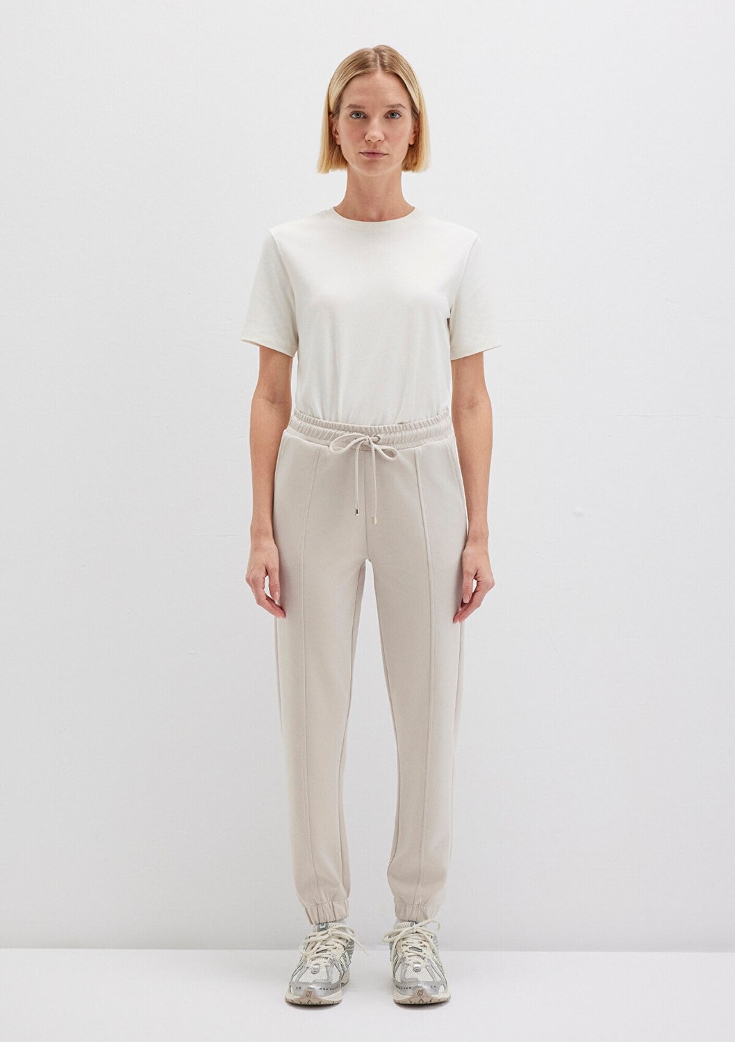 Mavi Lux Touch (TENCEL™) Modal Bej Eşofman Altı 1600453-34531 görsel 4