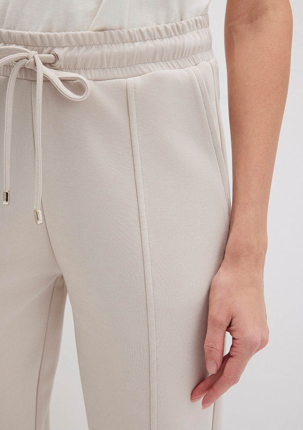 Mavi Lux Touch (TENCEL™) Modal Bej Eşofman Altı 1600453-34531 görsel 6