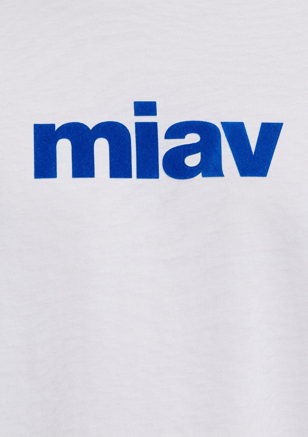 Mavi Miav Baskılı Beyaz Tişört 067153-620 görsel 7