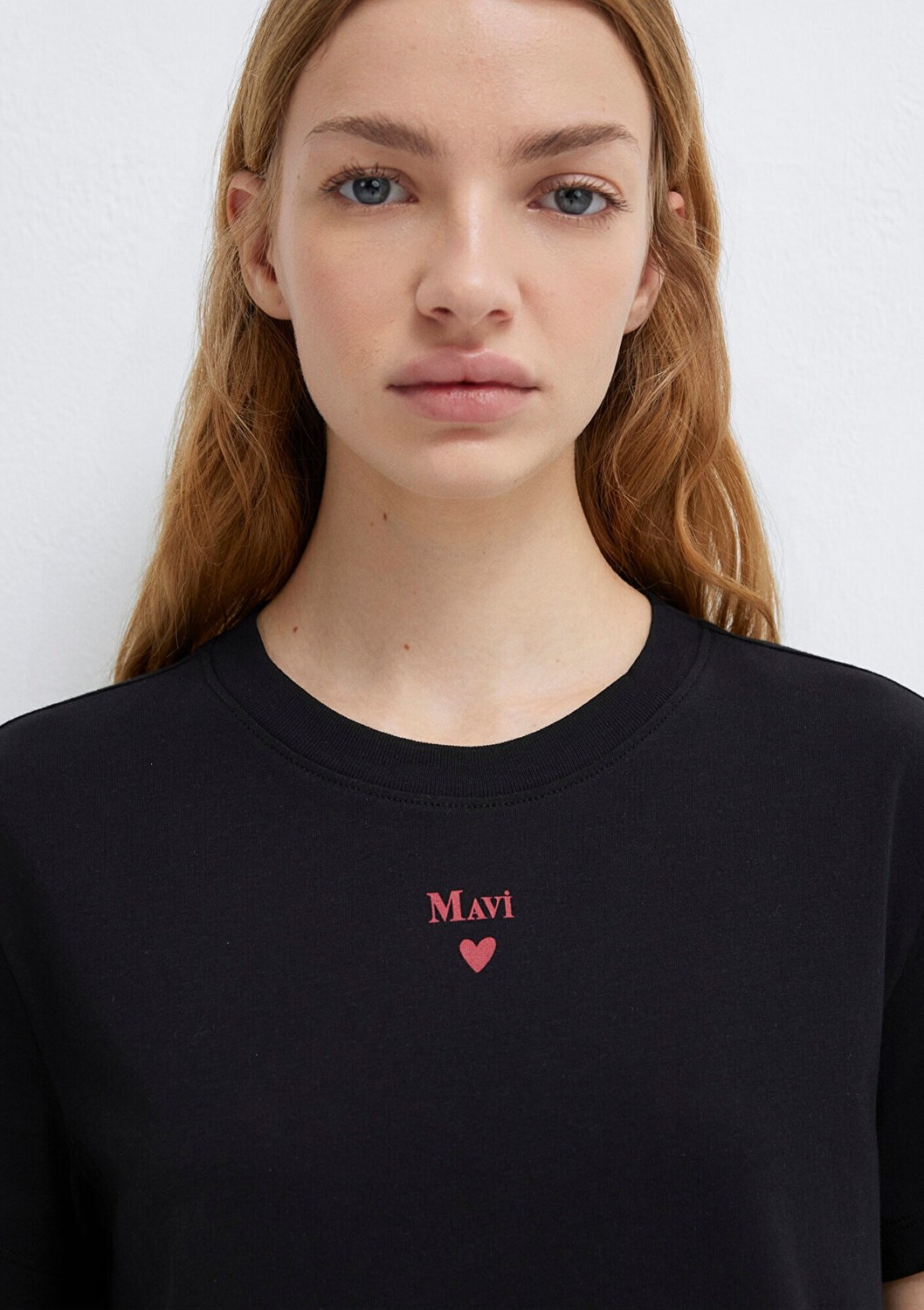 Mavi Logo Baskılı Siyah Tişört 1601185-900 görsel 6