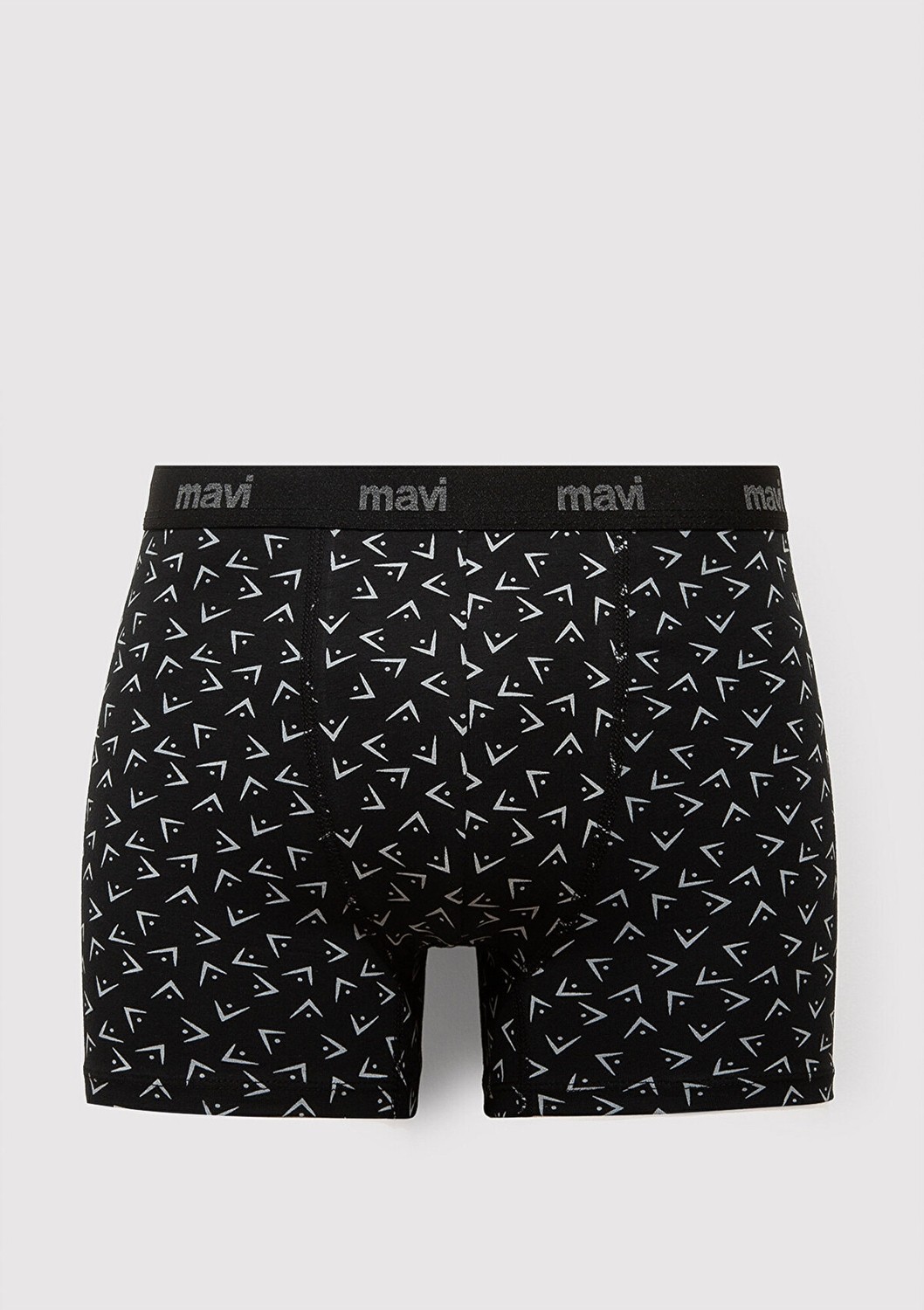 Mavi 3lü Siyah Baskılı Boxer 0912225-900 görsel 3