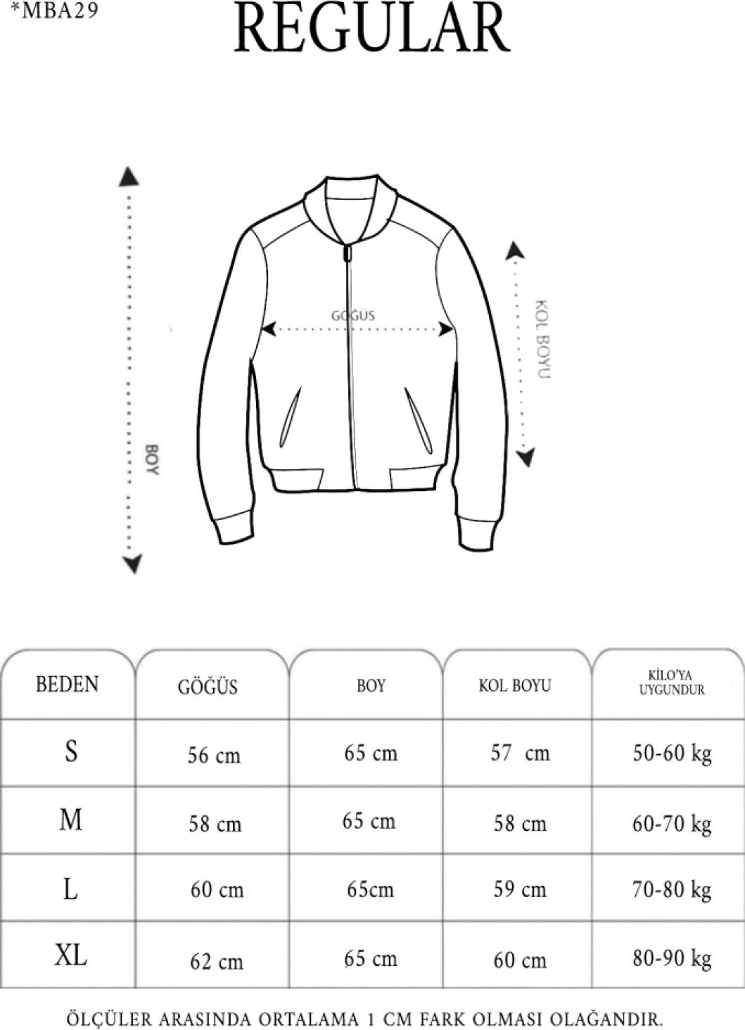 Pileli Store Tam Fermuarlı Uzun Kol Baskılı Bomber Ceket - Siyah görsel 3