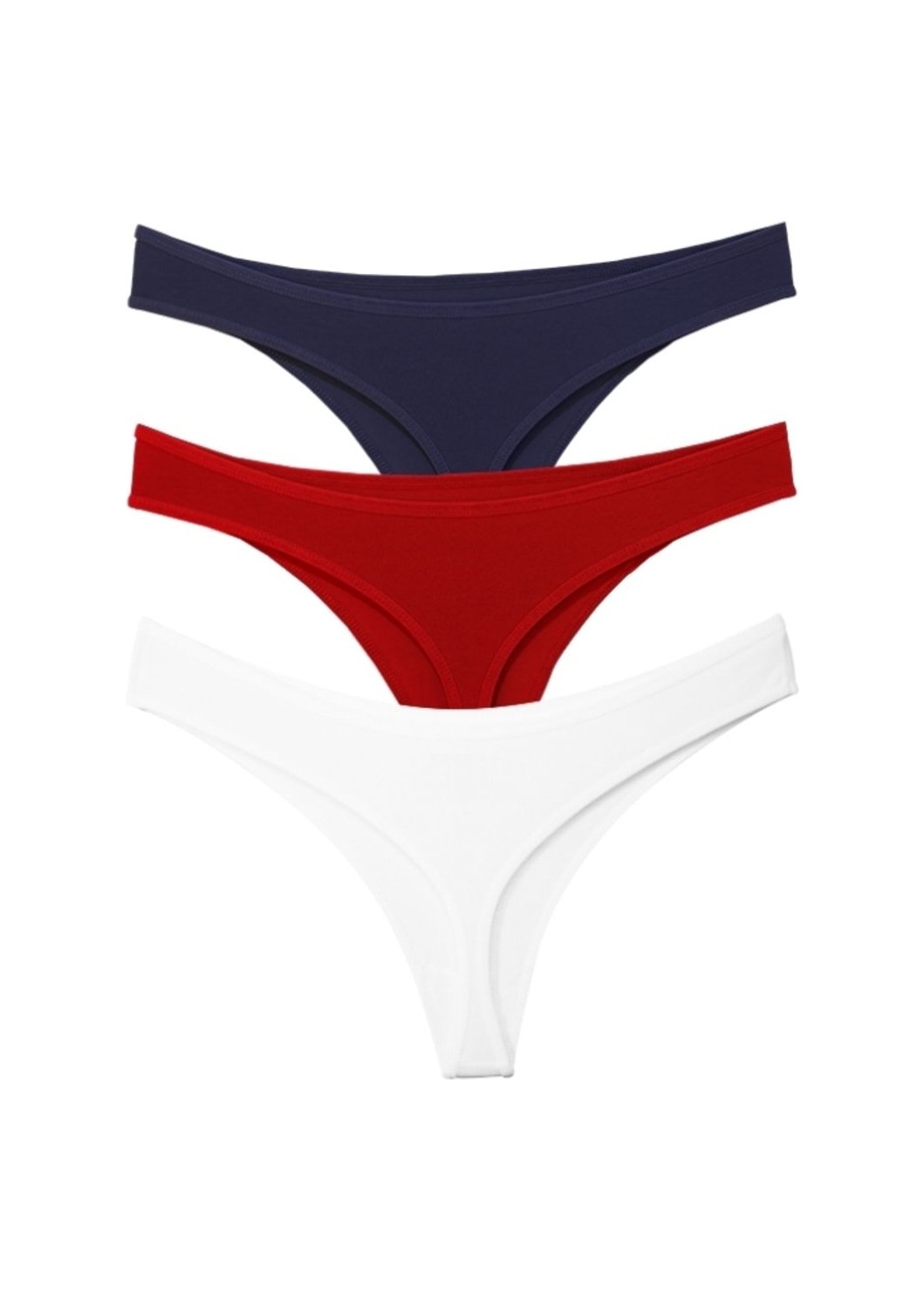 Alya Underwear Kadın Tanga Külot 5 Adet ( 2 Adet Siyah, 2 Adet Ten, 1 Adet Beyaz ) görsel 6