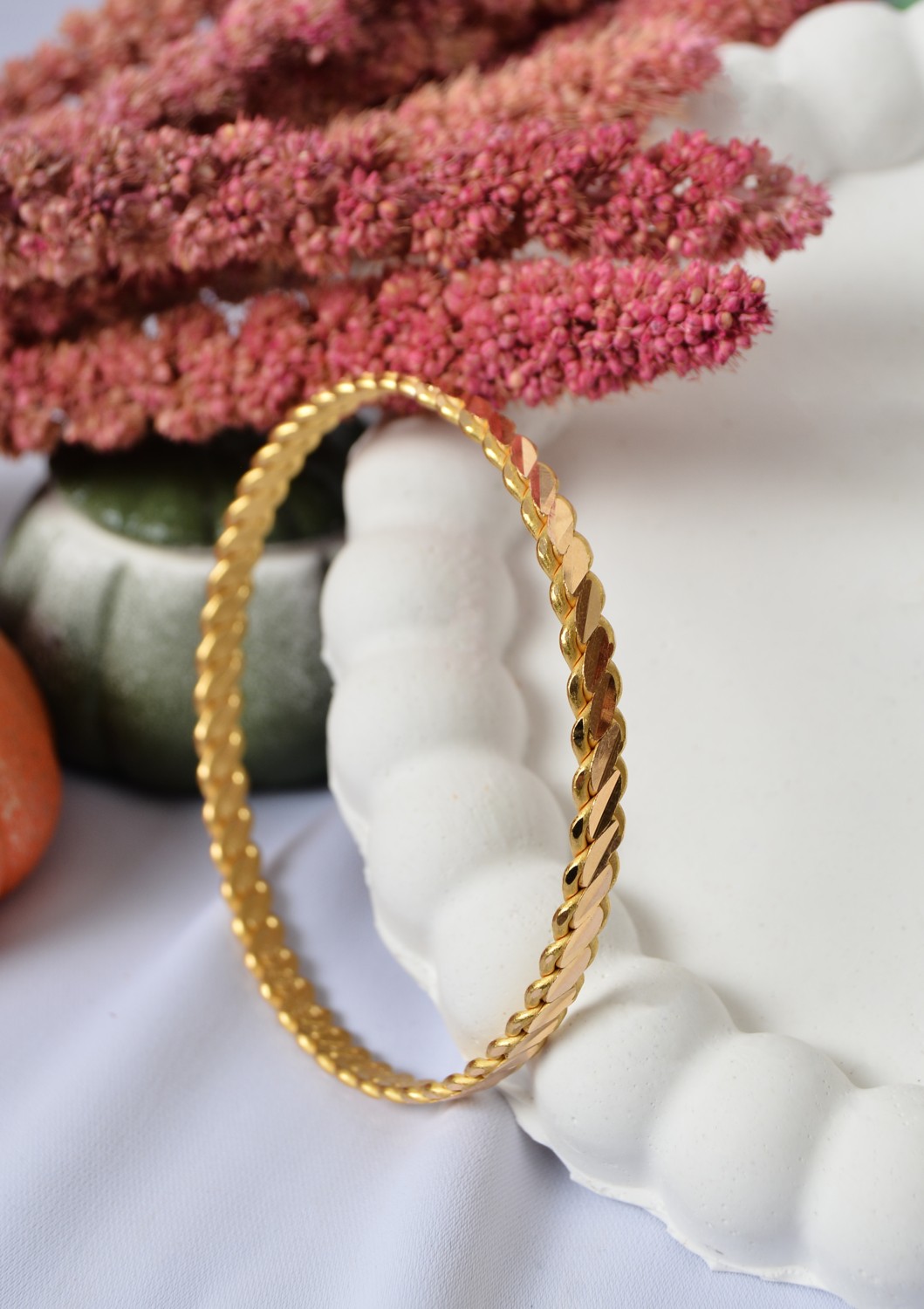 35 gr (Gram) 22 Ayar Üçlü Adana Burma Bilezik