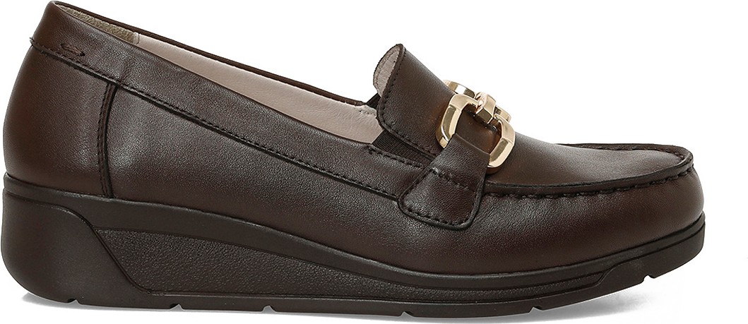 Polaris 5 Nokta 105472.Z6FX Kahverengi Kadın Loafer