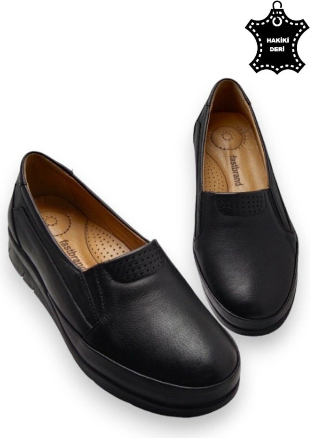 Magic Shoes Kadın Taba Içi Comfort Tam Ortopedik Anne Ayakkabısı görsel 5