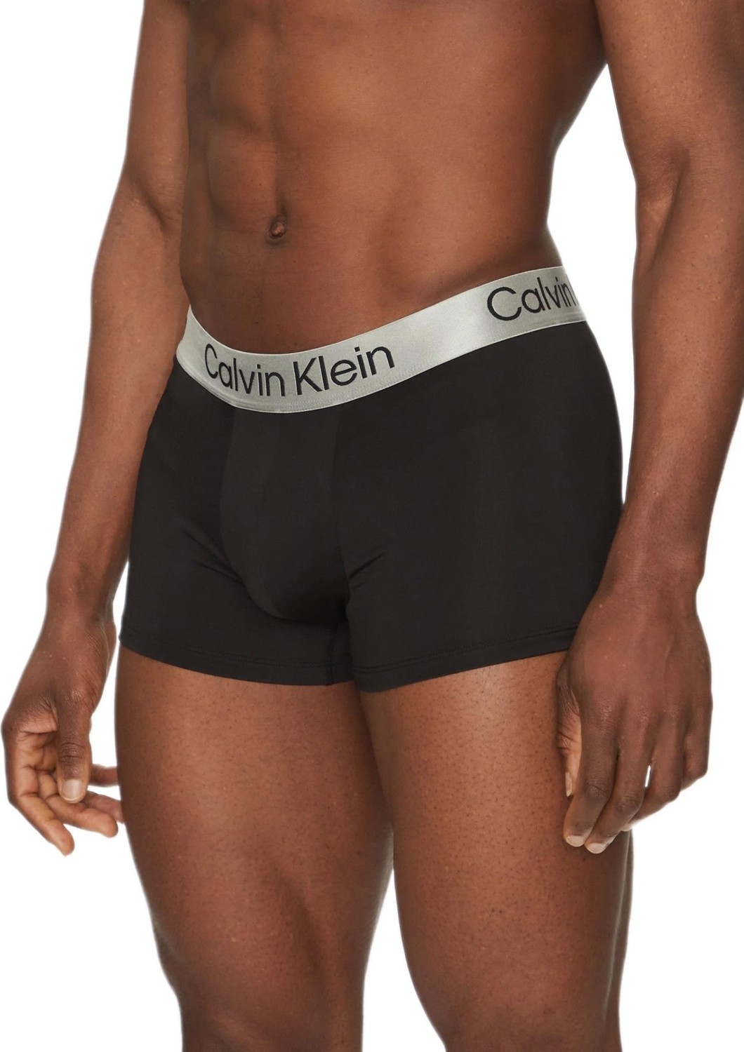 Calvin Klein Erkek Siyah Boxer 3'lü Paket S Beden Dokuma Desenli Rahat Kullanım LV00NB4269 görsel 2