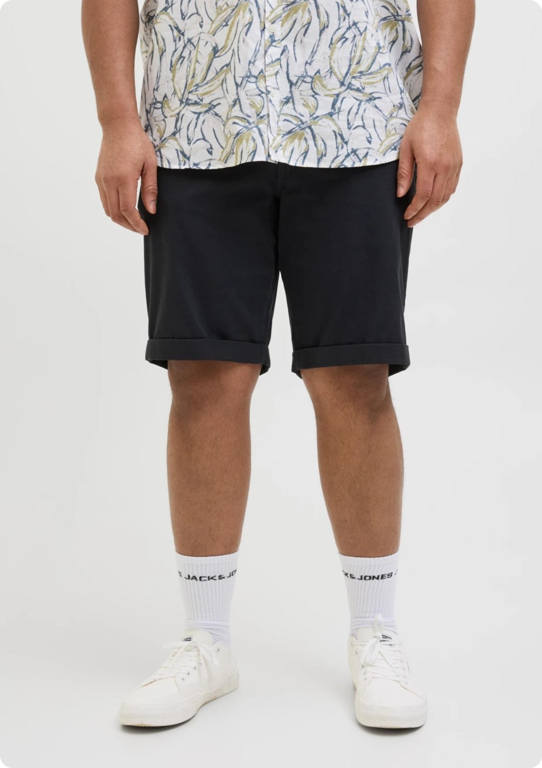 Jack & Jones Jack&jones 11232570 Buyuk Beden Erkek Chıno Sort görsel 4