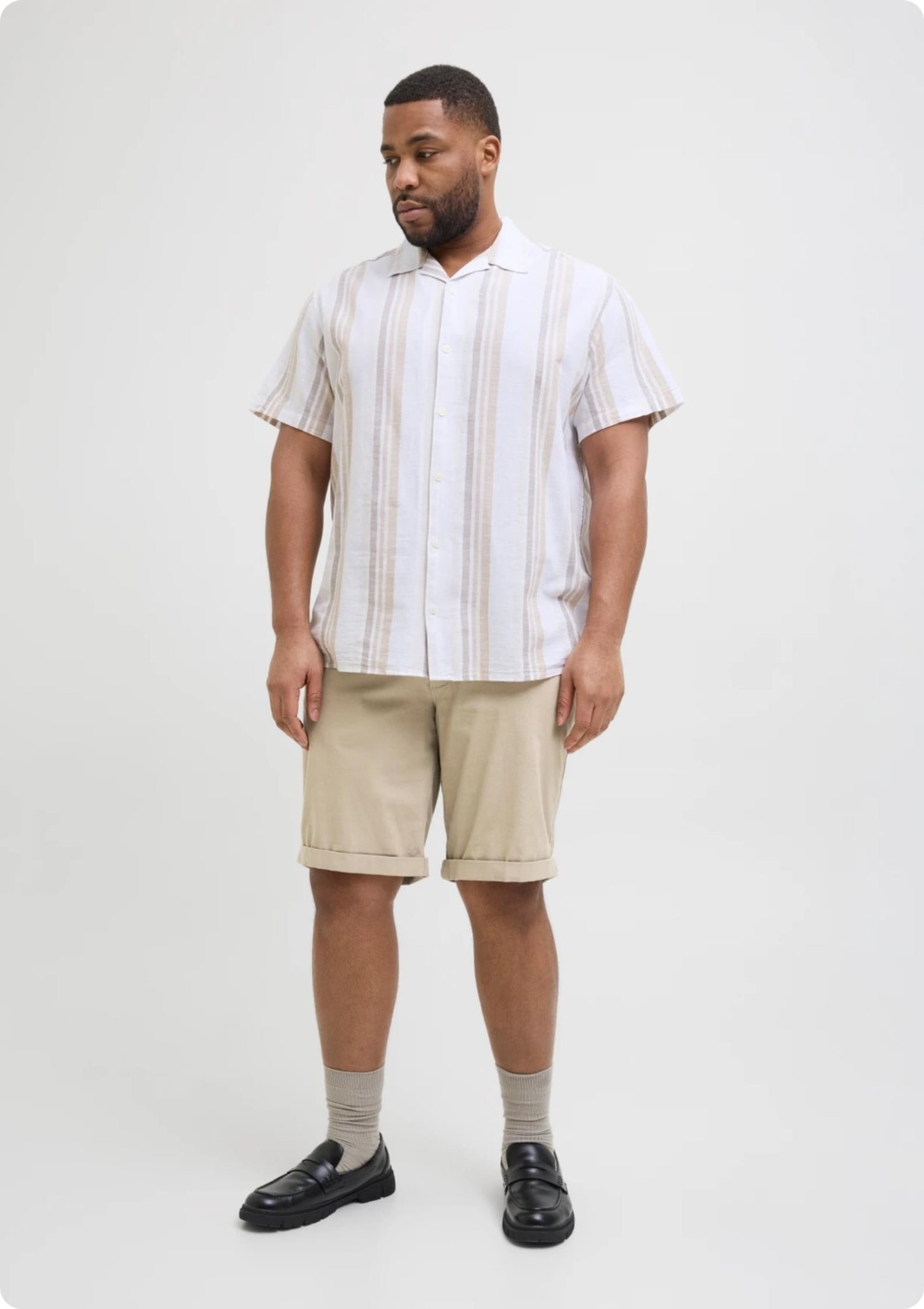 Jack & Jones Jack&jones 11232570 Buyuk Beden Erkek Chıno Sort görsel 7
