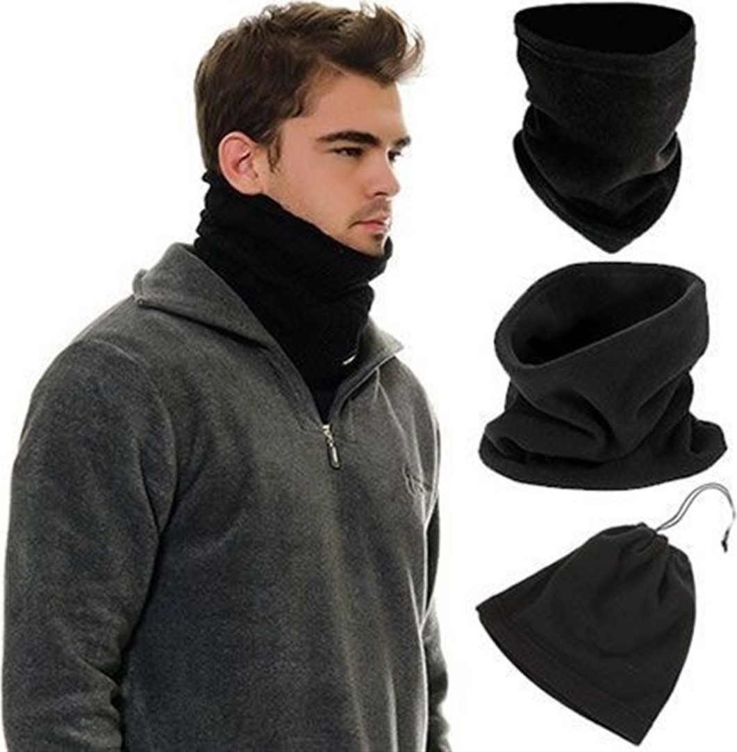 Go İthalat Çok Fonksiyonlu Unisex Terletmez Kumaş Ipli Polar Bere Boyunluk (5615)